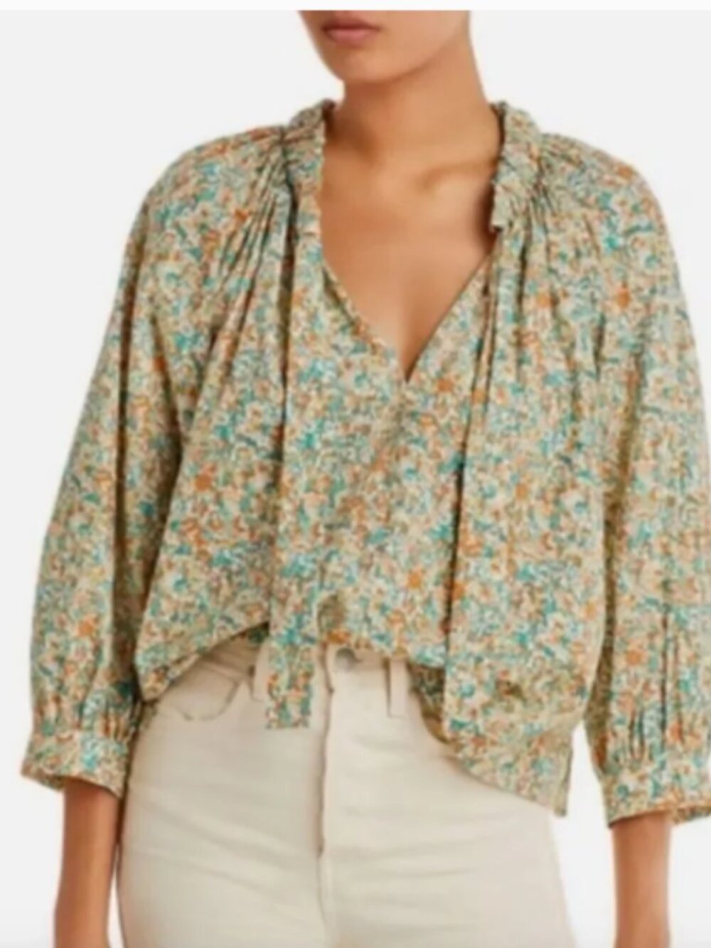 Rails Amal Cassia Floral Peasant Blouse Size XS‎